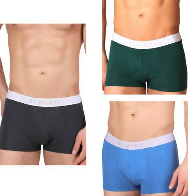 ELMIRO Men Men's Underwear Intimo-Tech Antimicrobial Micro Modal Dynamic Trunk-PO-3 Brief