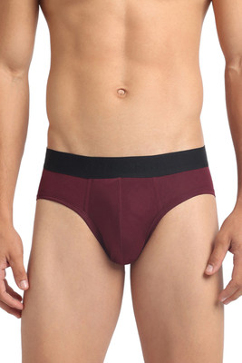 CRESMO Men Regular Fit Micro Modal Wine Pack Of 1 Brief