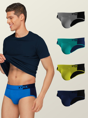 XYXX Men Dualist Intellisoft Micro Modal Color Blocked Brief