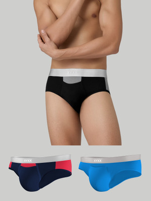XYXX Men Illuminati Intellisoft Micro Modal Color Blocked Brief