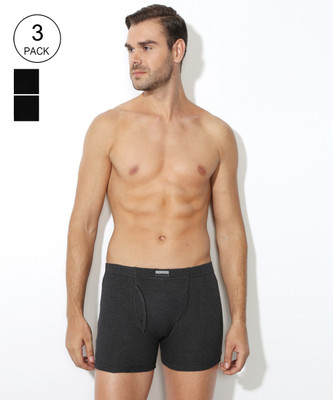 VAN HEUSEN Men Men Multicolour Pack of 3 Solid Antibacterial Colour Fresh Boxer Briefs Brief