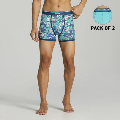 PUMA Men Stretch Trunk AOP WB 3-Pk 2 Brief