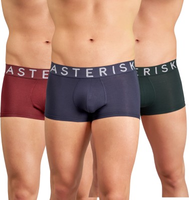 Asterisk Men MicroModal Trunk 3X Softer Than Cotton Underwer Trunk For Men Brief