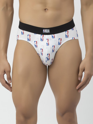 John Players Men Contoured Crotch Cotton Fabric (White) Brief