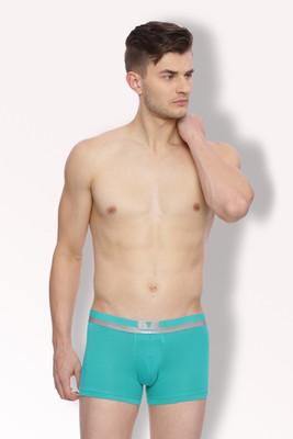 VAN HEUSEN Men Men Green Solid Colour Fresh No Ride Up Trunks Brief