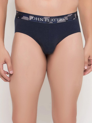 John Players Men Cotton Navy Comfort Fit Brief