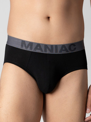 Maniac Men Anti-Pilling Odour-free cotton Solid Men Brief Brief