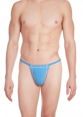 La inTimo Men Real Feel G String (Blue) Brief
