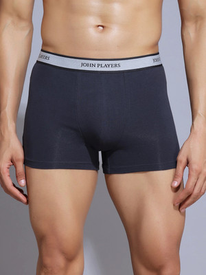 John Players Men Contoured Crotch Cotton Fabric (Grey) Brief