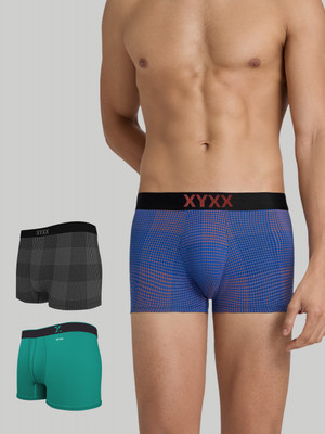 XYXX Men Solid printed, Regular Fit Cotton Brief
