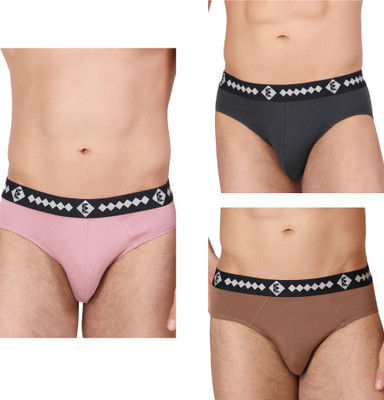 ELMIRO Men Men's Underwear Intimo-Tech Antimicrobial Micro Modal Bold Brief-PO-3 Brief