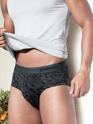 Damensch Men Deo-Soft Micro Modal Grey Brief