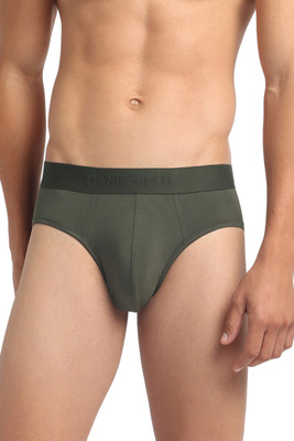 CRESMO Men Regular Fit Micro Modal Bottle Green Pack of 1 Brief