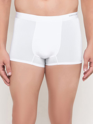 John Players Men White Solid Seamless Brief