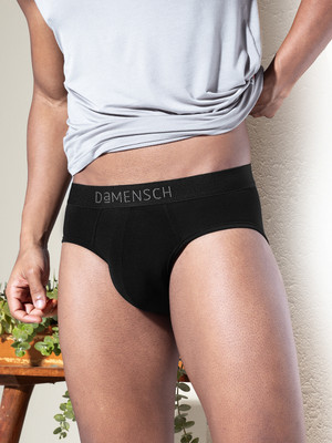 Damensch Men Micro Modal Moisture Wicking Black Brief
