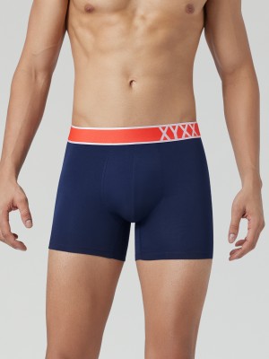 XYXX Men Volt IntelliSoft TENCEL Micro Modal Solid Men Navy Blue Trunk Brief