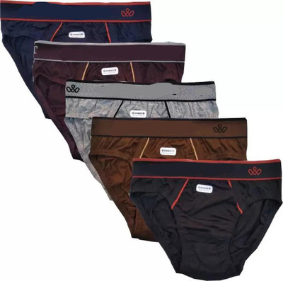 the boring company Cotton Blend Brief(Pack of 5)