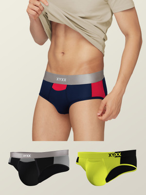 XYXX Men Dualist Intellisoft Micro Modal Color Blocked Brief