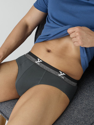 XYXX Men Nova IntelliFresh Cotton Grey Brief