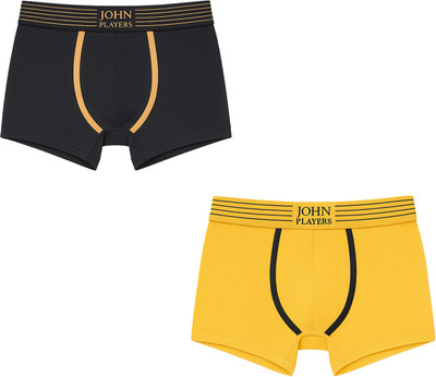 John Players Men Pack of 2 Cotton Solid Brief
