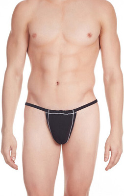 La inTimo Men Real Feel G String (Black) Brief