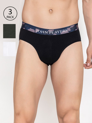 John Players Men Contoured Crotch Cotton Fabric (MultiColor) Brief