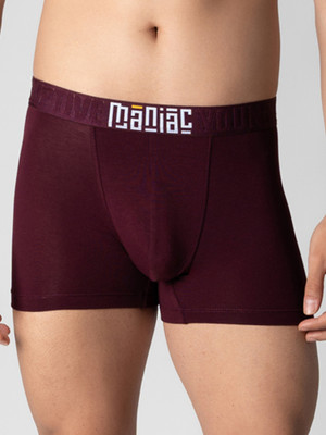 Maniac Men Anti-bacterial pouch Odor-Free Modal Trunk Self Design Men Trunk Brief