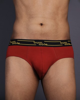 BUMABLE Mens Brief Maroon Men Brief