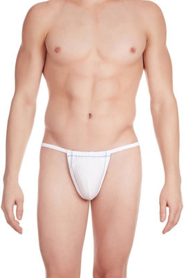 La inTimo Men Real Feel G String (White) Brief