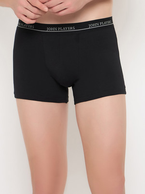 John Players Men Pack of 2 Cotton Classic Black Comfort Fit Brief