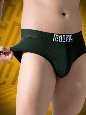 Maniac Men Anti-bacterial pouch Odor-Free Modal Self Design Men Brief Brief