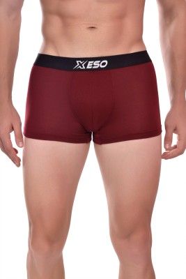 XESO Men Ultra Soft and Cozy Technology Trunk Innerwear for Mens (Maroon_S) Brief