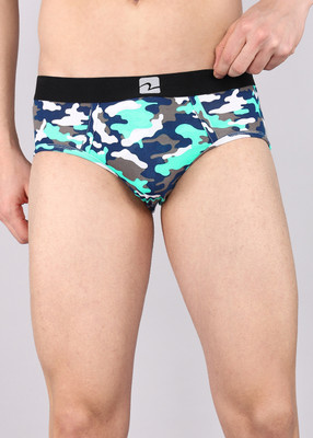 Spykar Men Underjeans By Spykar Print Cotton - Pack of 2 Brief