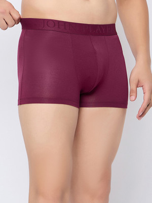 John Players Men Purple Solid Comfort Fit Brief