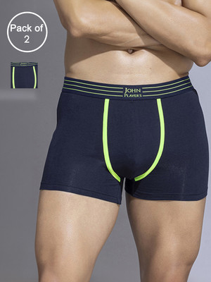 John Players Men Contoured Crotch Cotton Fabric (Blue) Brief