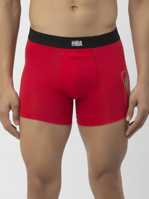 John Players Men H-Fly Cotton Fabric (Red) Brief