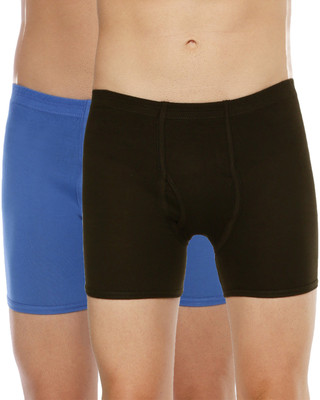 Dollar Men Dollar Lehar Mens Combed Cotton Trunk - Pack of 2 - Actual Colour May Vary Brief