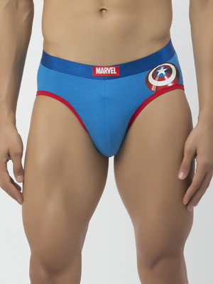 John Players Men Contoured Crotch Cotton Fabric (Blue) Brief