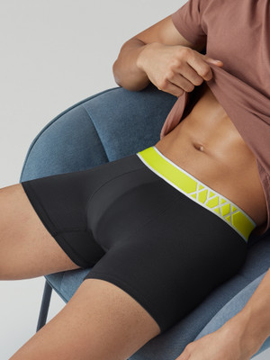 XYXX Men Volt IntelliSoft TENCEL Micro Modal Solid Men Grey Trunk Brief