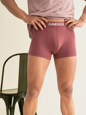 Damensch Men Combed Cotton Moisture Wicking Red Brief