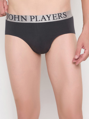 John Players Men Cotton Grey Soft Elastic Brief