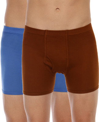 Dollar Men Dollar Lehar Mens Combed Cotton Trunk - Pack of 2 - Actual Colour May Vary Brief