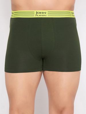 John Players Men Pack of 2 Cotton Green Comfort Fit Brief