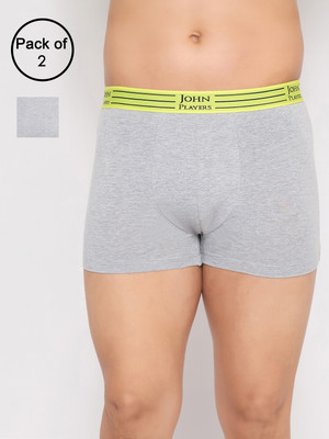 John Players Men Pack of 2 Cotton Grey Comfort Fit Brief