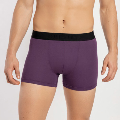CRESMO Men Regular Fit Micro Modal Purple Trunk Pack Of 1 Brief