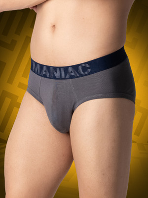 Maniac Men Anti-Pilling Odour-free cotton Solid Men Brief Brief