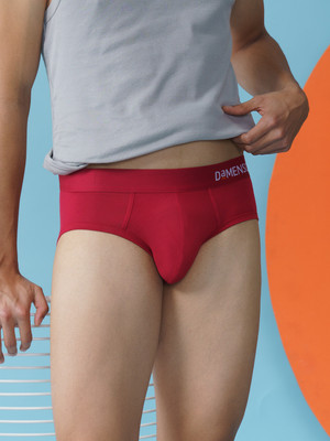 Damensch Men Micro Modal Moisture Wicking Red Brief