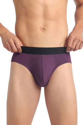 CRESMO Men Regular Fit Micro Modal Purple Pack Of 1 Brief