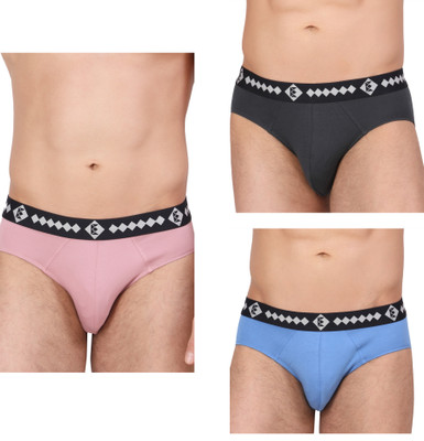 ELMIRO Men Men's Underwear Intimo-Tech Antimicrobial Micro Modal Bold Brief-PO-3 Brief