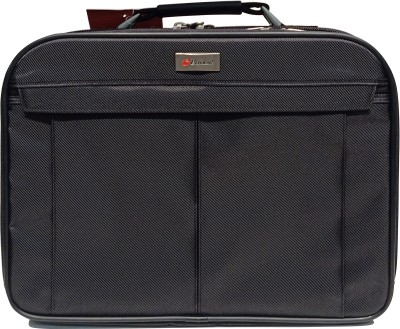 ECHOLAC KA Series Soft Medium Briefcase - For Men & Women(Black)